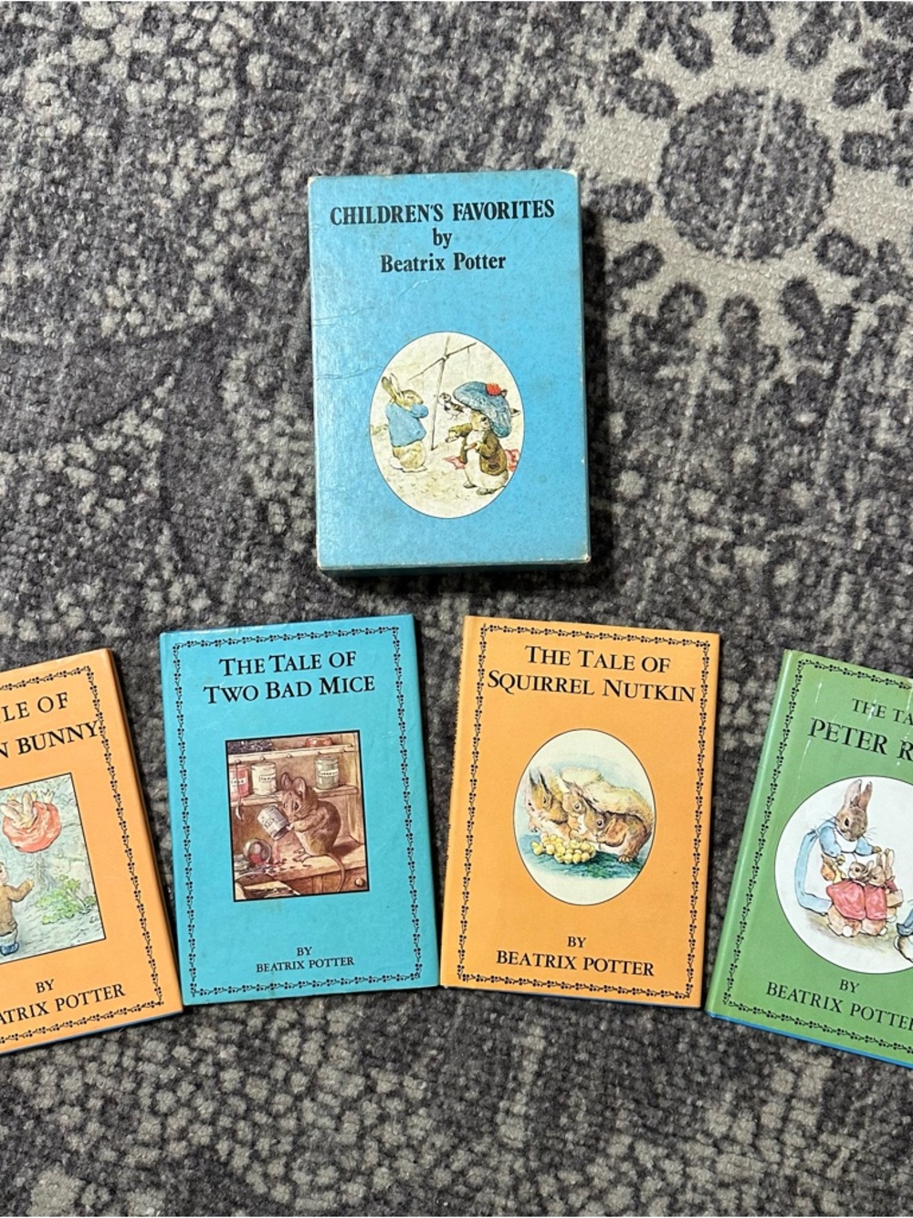 Children's Favorites Beatrix Potter 4 Boxed Collection 1988 Vintage Book Series